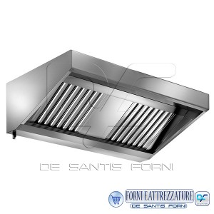 Cappa a parete senza elettroventilatore, linea Snack.