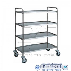 Carrello di servizio inox