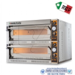 Forno elettrico per pizza 2 camere da cm.108x108x14H(x2)