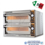 Forno elettrico per pizza 2 camere da cm.108x72x14H(x2)